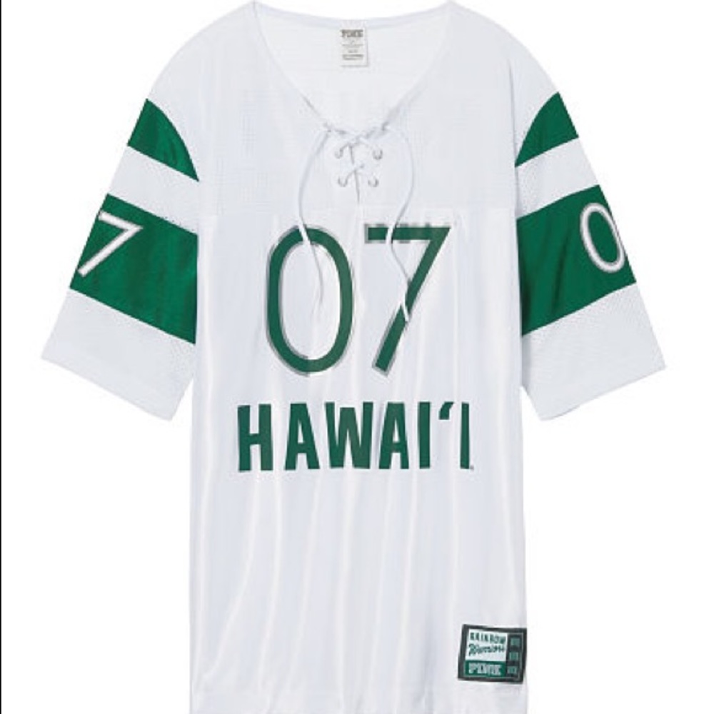 University of Hawaii Lace up Boyfriend Jersey